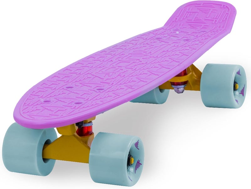 Flybar 22 Inch Kids Skateboard – Mini Cruiser Skateboards for Kids Ages 6-12, Outdoor Toys, Lightweight, Durable, Non-Slip Deck, ABEC-7 Bearings, Holds up to 175 lbs - Image 1